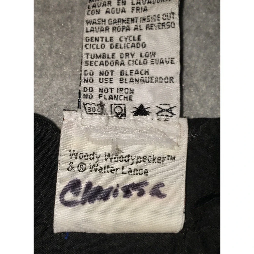 Vintage Nascar Woody Woodpecker Jacket Youth Sz L 16-18 Colorblock Chase Authent
